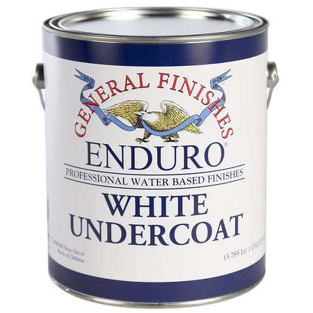 GENERAL FINISHES 1 Gal White Enduro White Undercoat WaterBased Sanding Sealer Pigmented GW
